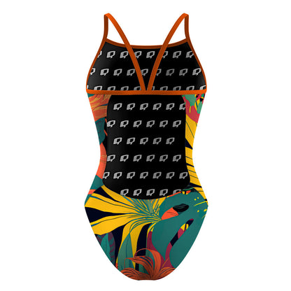 Monsteras Dream - Sunback Tank Swimsuit
