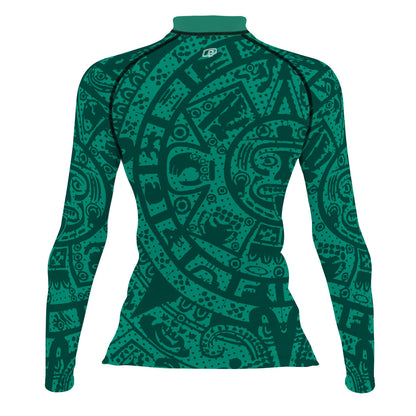 México 26 - Surf Rash Guard UPF50+ de Manga Larga para Mujer