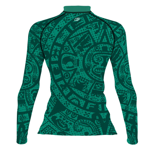 México 26 - Surf Rash Guard UPF50+ de Manga Larga para Mujer