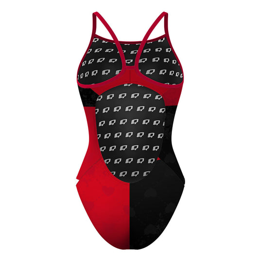 Red Queen - Skinny Strap Swimsuit