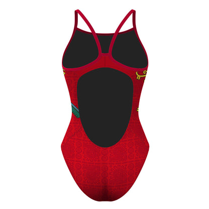 Ocelote Rojo - Traje de baño Skinny strap