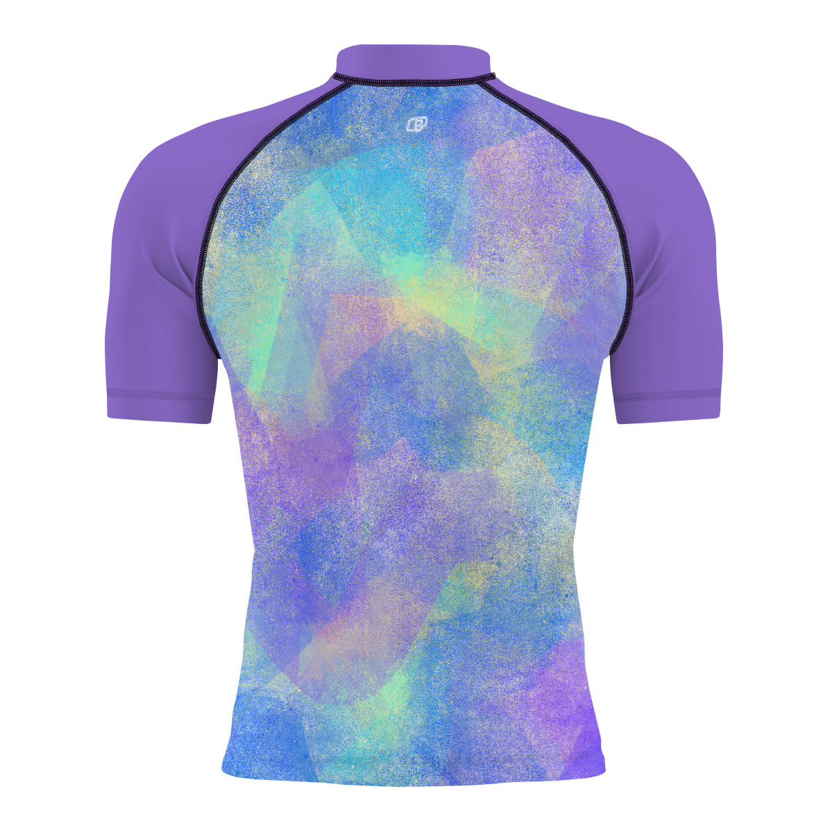 Abstract Marks - Surf Rash Guard UPF50+ de Manga Corta para Hombre