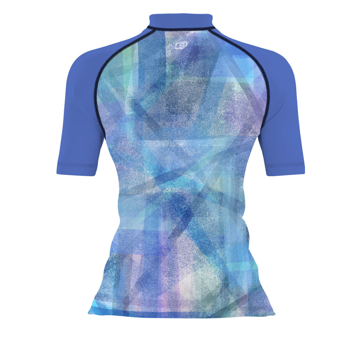 Abstract Particles - Surf Rash Guard UPF50+ de Manga Corta para Mujer