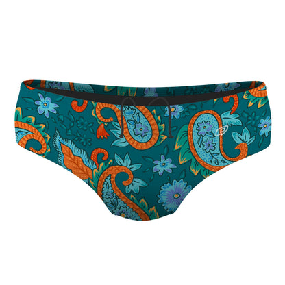 Kashmiri Paisleys - Traje de baño Brief Clasico