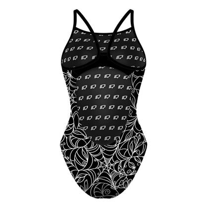 Spiderweb Temptation - Skinny Strap Swimsuit