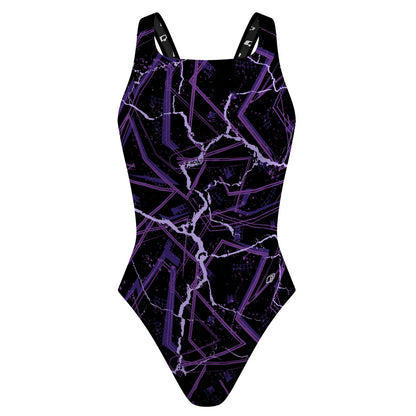 Linepurple - Classic Strap Swimsuit