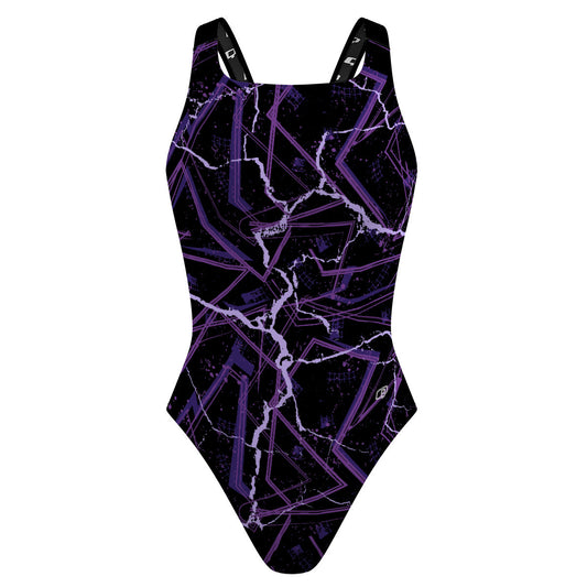 Linepurple - Classic Strap Swimsuit