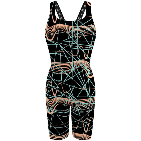 Minange - Classic Strap Long Knee Women Jammer