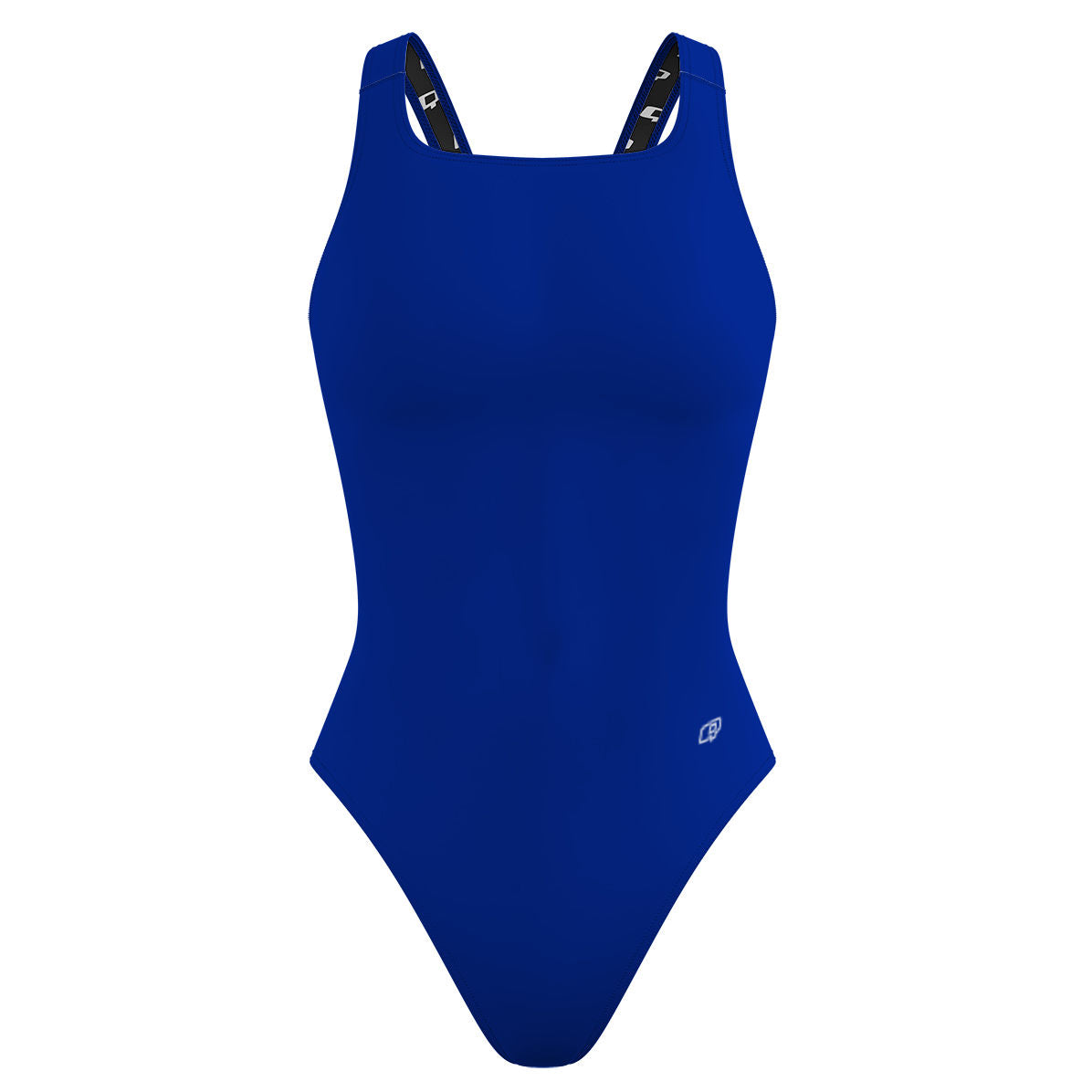 Solid Royal Blue - Solid Classic Strap Swimsuit