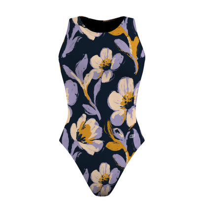 Midnight Garden - Traje de baño Waterpolo corte Clásico