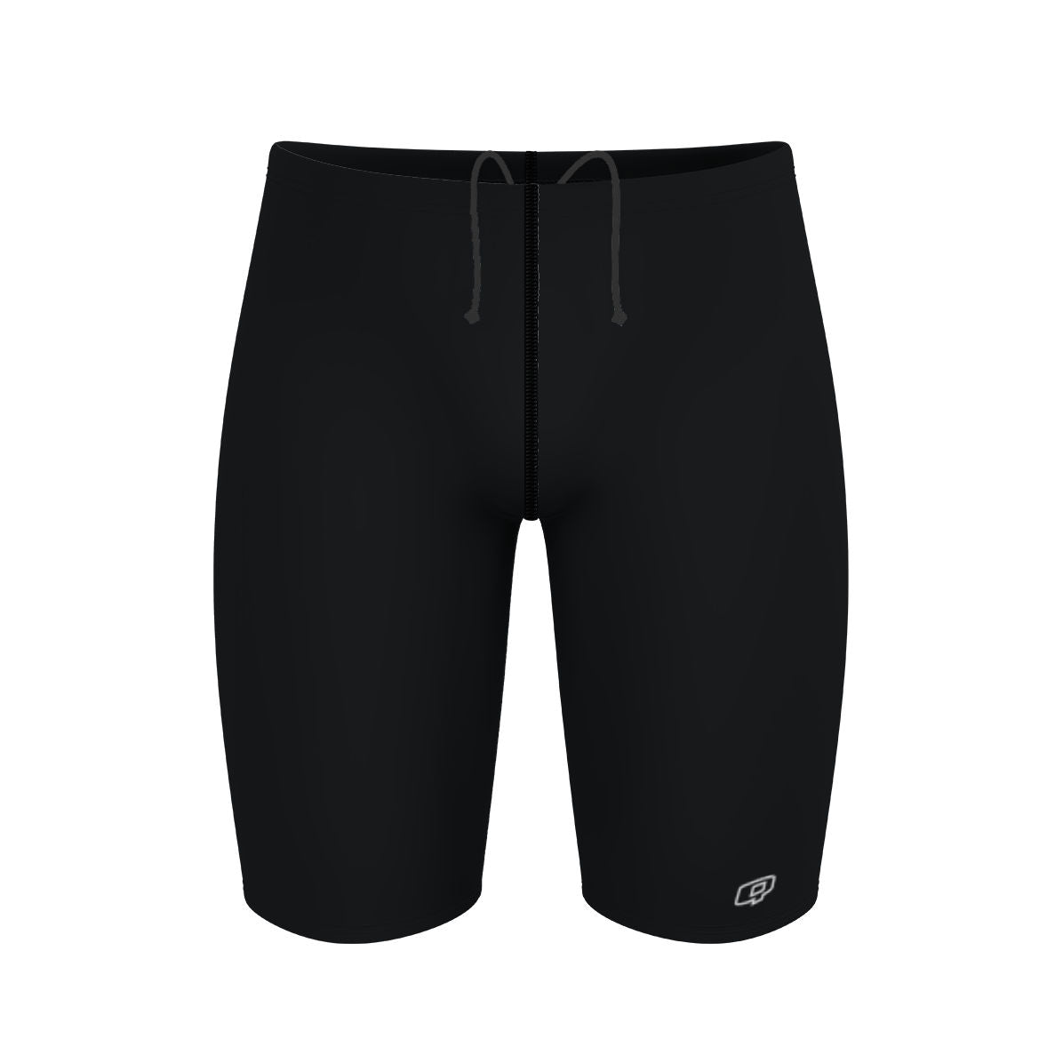 Solid Black - Solid Jammer Swimsuit