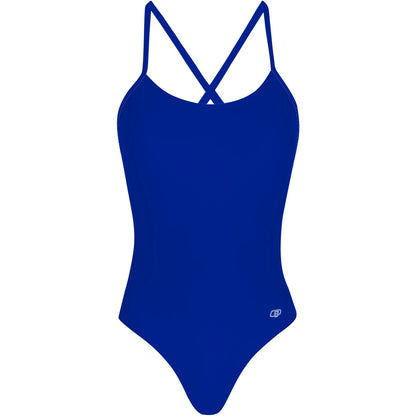 Solid Royal Blue - Traje de Baño Tieback Sólido