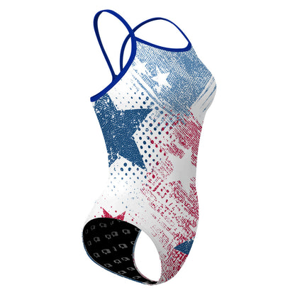 Stars Shine Bright - Skinny Strap Swimsuit