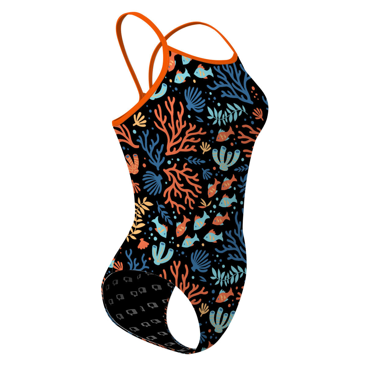 Sweet Coral - Skinny Strap Swimsuit