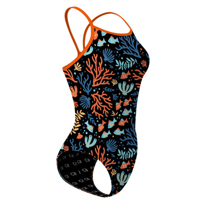 Sweet Coral - Skinny Strap Swimsuit