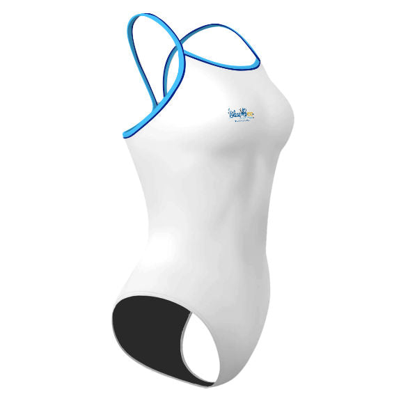 blue bee 2 - Traje de Baño Skinny Strap Sólido - PERSONALIZADO