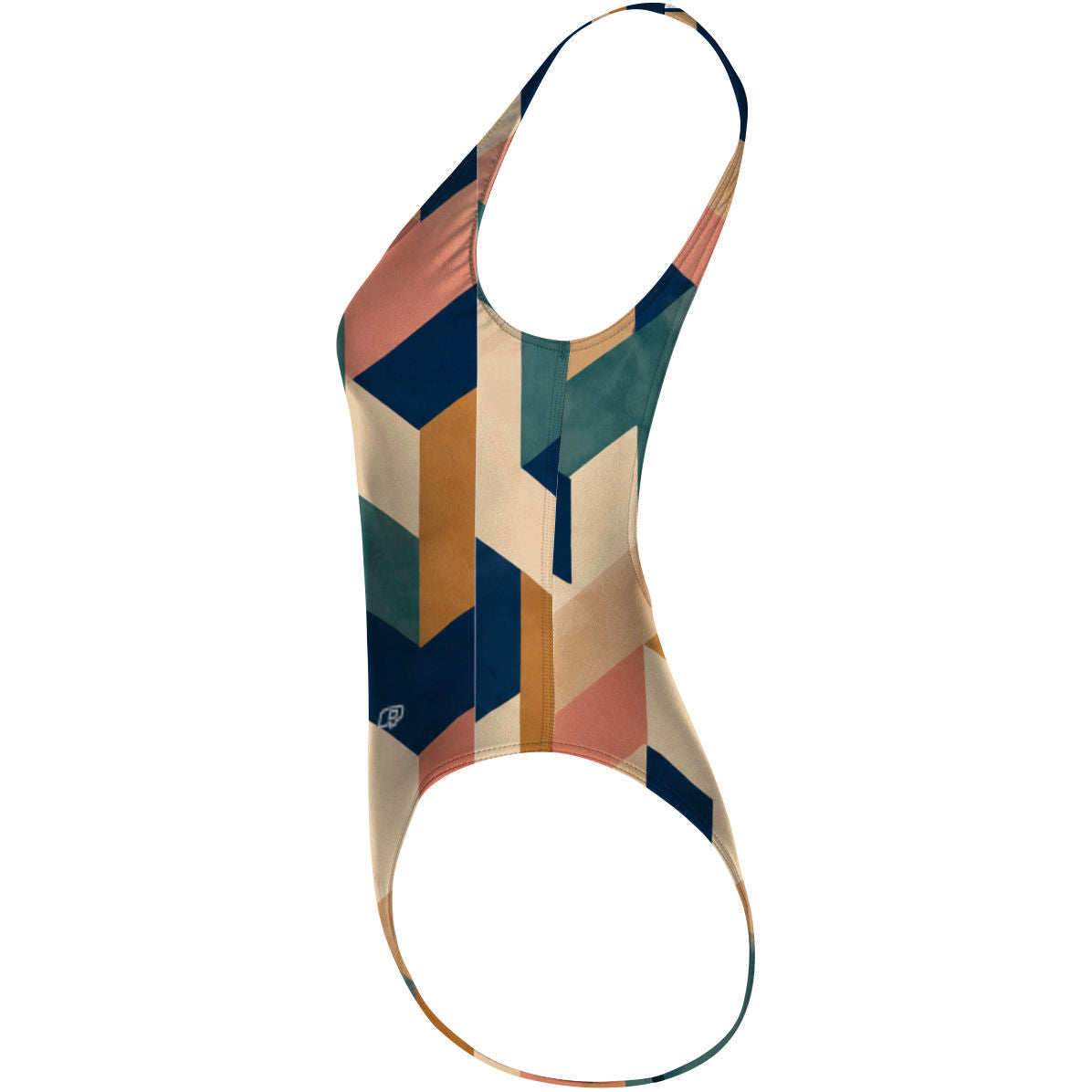 Blocks - Traje de Baño High Hip de una pieza