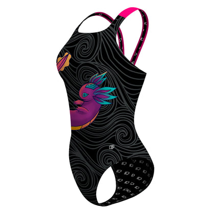 Ajolote  Classic Strap Swimsuit Stock