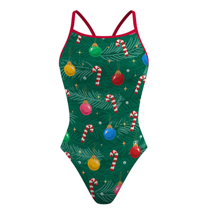 Colorful Christmas Tree - Traje de baño Skinny strap
