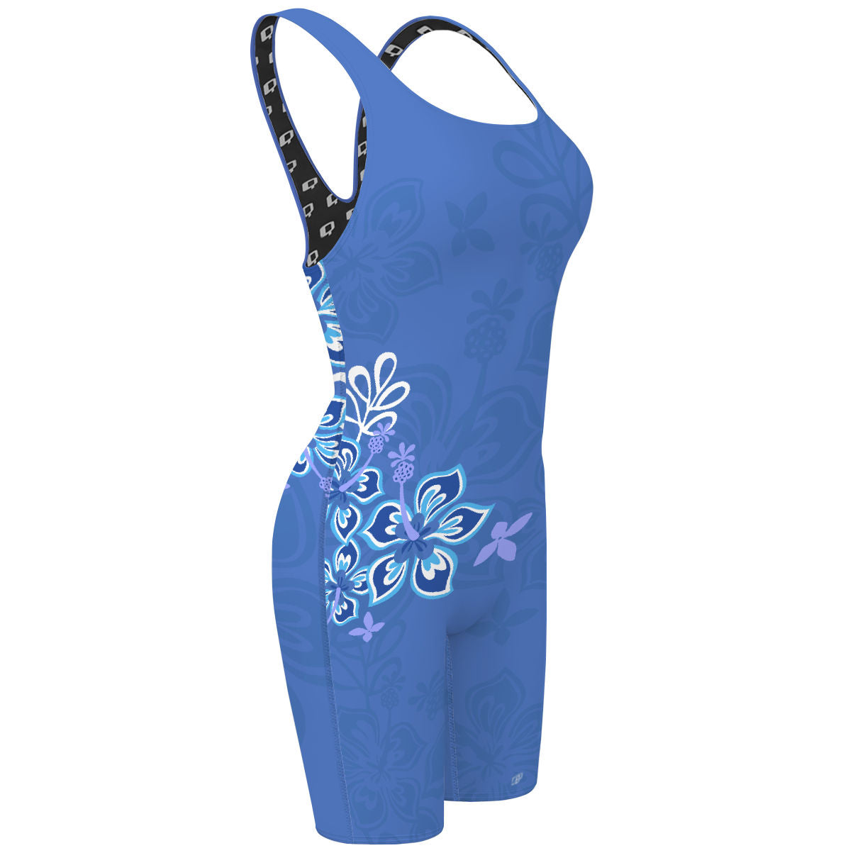 Sea flower - Classic Strap Long Knee Women Jammer
