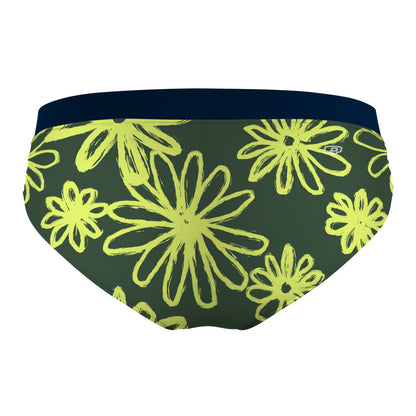 Neon Daisy - Bikini Bottom Classic Sports