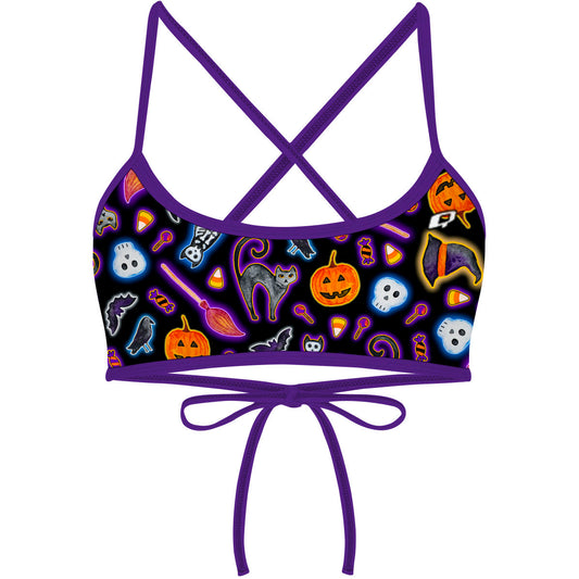 Halloween Trick or Treat - Bikini Top Ciara Tieback