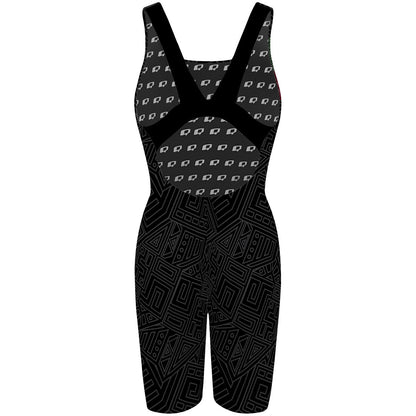 Tricolor - Classic Strap Long Knee Women Jammer