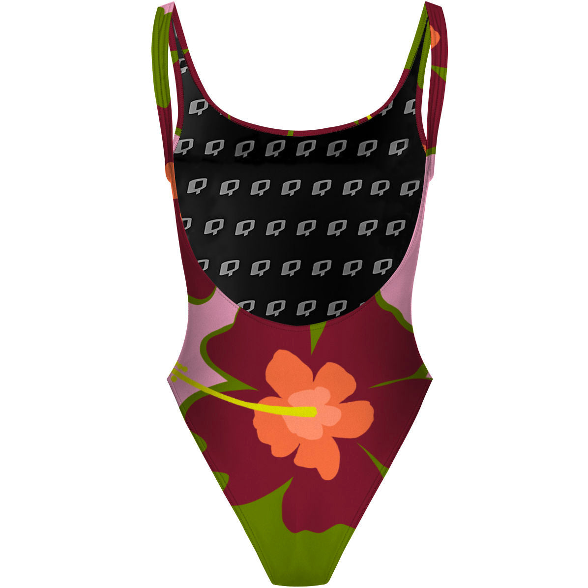 Hibiscus - Traje de Baño High Hip de una pieza