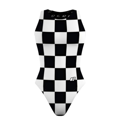 Skater Chic - Women's Waterpolo Swimsuit Classic Cut