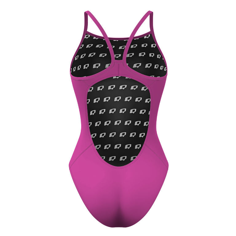 ROSA SOLIDO - Solid Skinny Strap Swimsuit - PERSONALIZED
