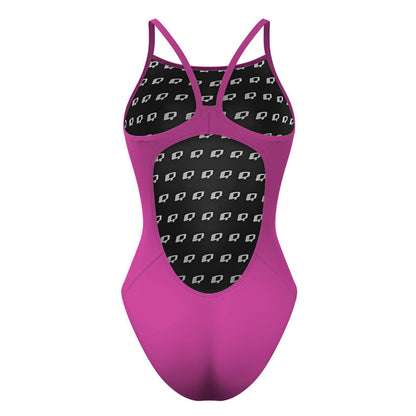 ROSA SOLIDO - Solid Skinny Strap Swimsuit - PERSONALIZED