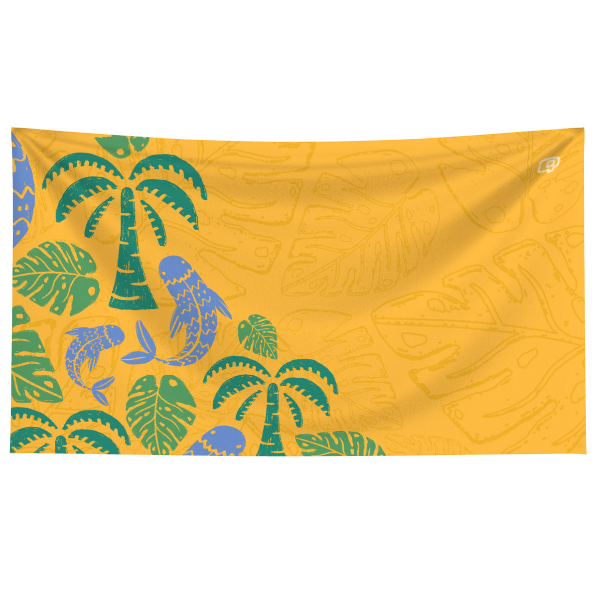 Seaside jungle - Microfiber Swim Towel
