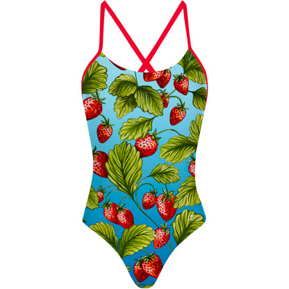 Strawberry Water - Traje de Baño Tieback de Una pieza