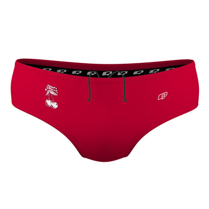 Cherry Cute - Solid Classic Brief Swimsuit