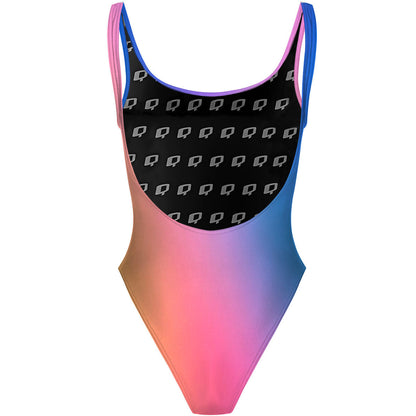 Fade Spectrum - Traje de Baño High Hip de una pieza