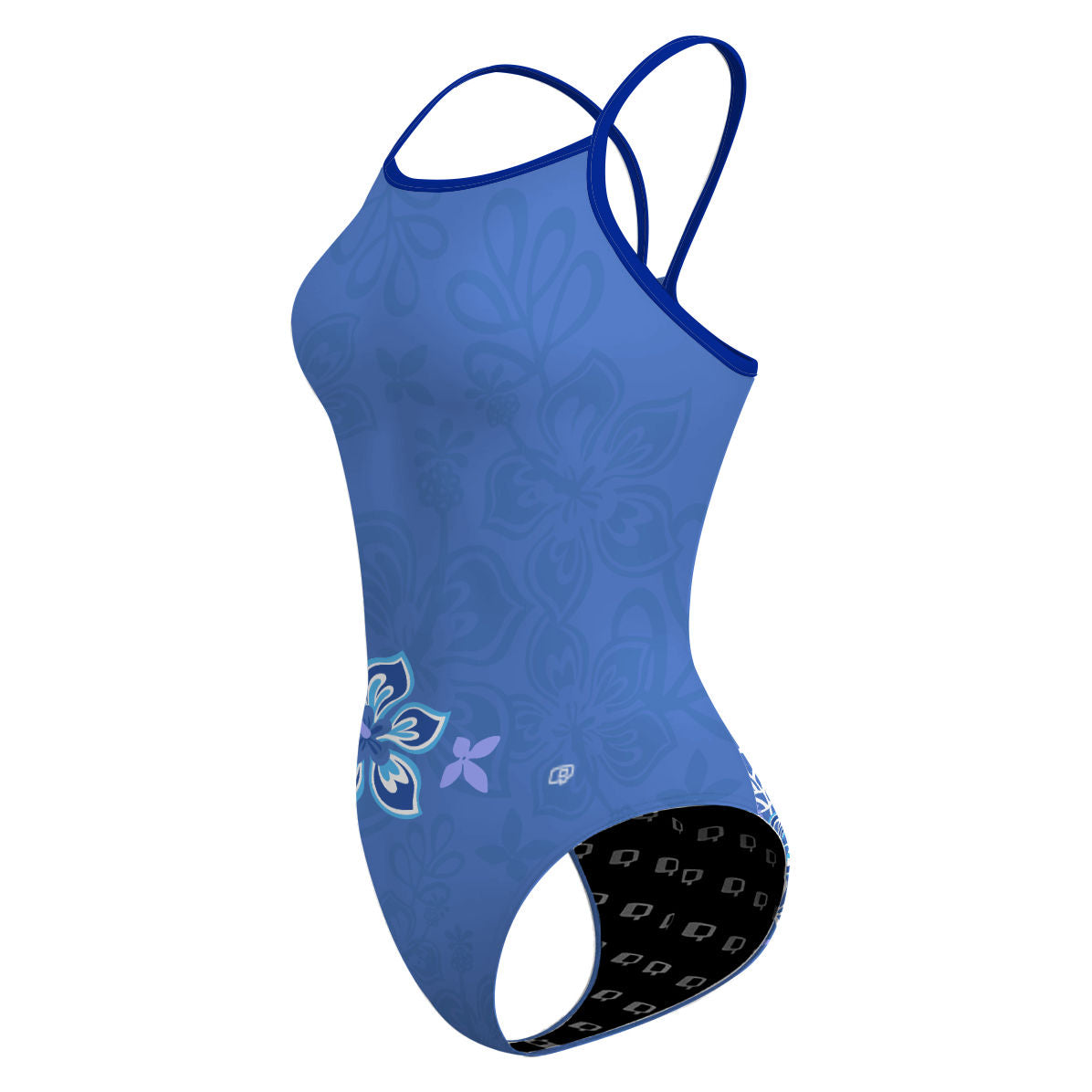 Sea flower - Skinny Strap Swimsuit