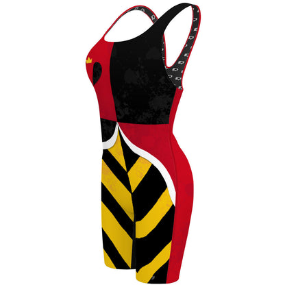 Red Queen - Classic Strap Long Knee Women Jammer