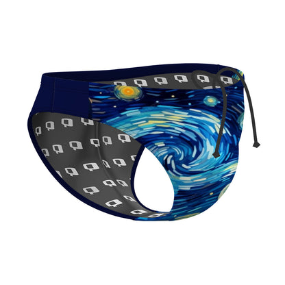 Noche estrellada - Waterpolo Brief Swimsuit