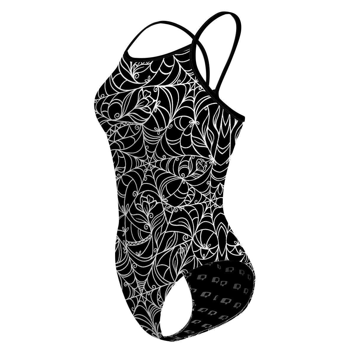 Spiderweb Temptation - Skinny Strap Swimsuit