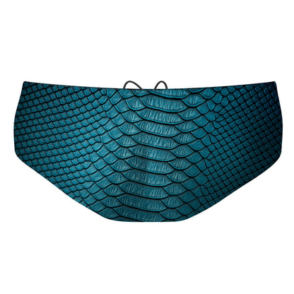 Connect Blue Snake - Classic Brief Swimsuit