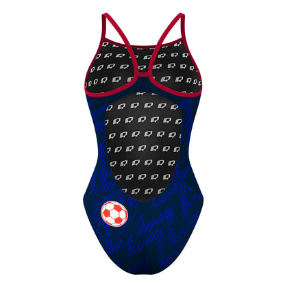 France - Skinny Strap Swimsuit
