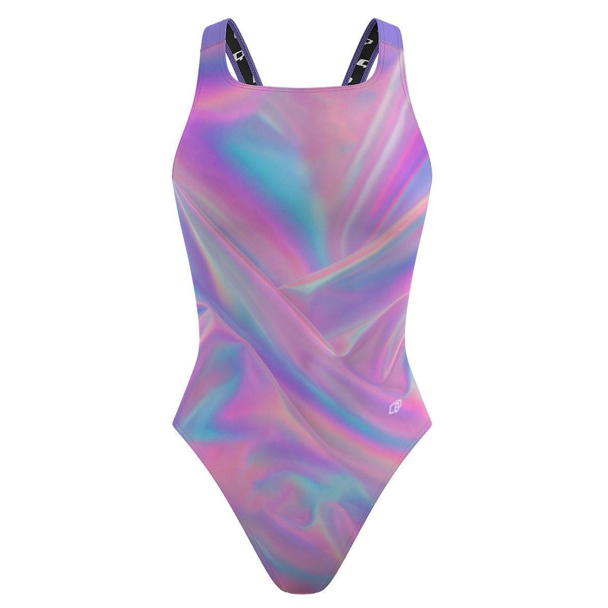 Holographic Swim - Classic Strap Swimsuit