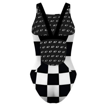 Skater Chic - Classic Strap Swimsuit