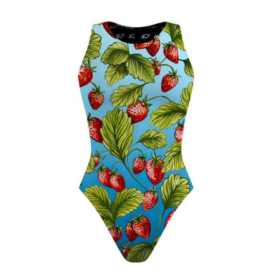 Strawberry Water - Traje de baño Waterpolo corte Clásico
