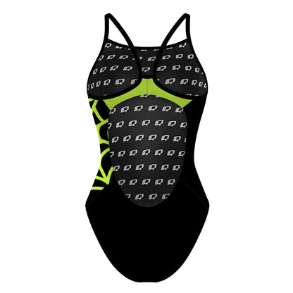 Neon Web - Traje de baño Skinny strap