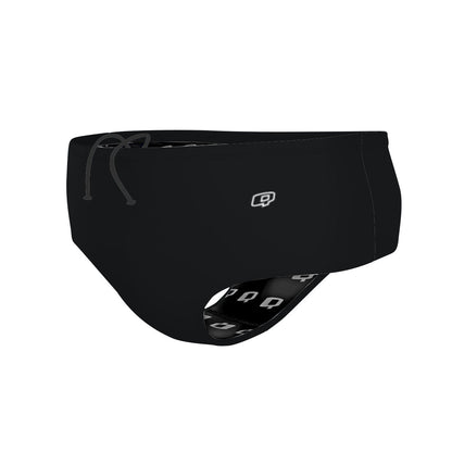 Solid Black - Solid Classic Brief Swimsuit