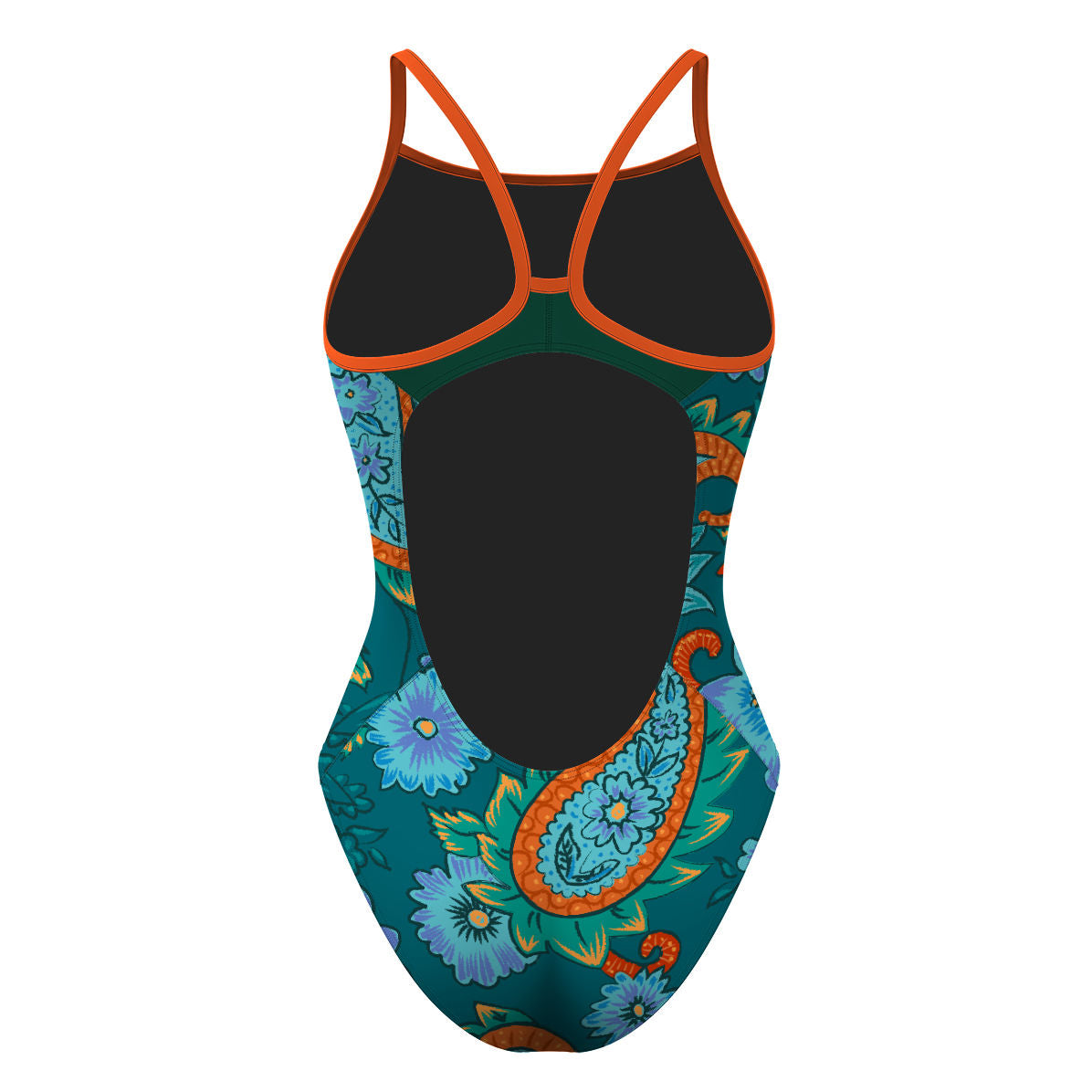 Kashmiri Paisleys - Traje de baño Skinny strap