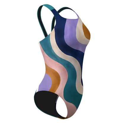 Retro Wave - Traje de Baño Classic Strap