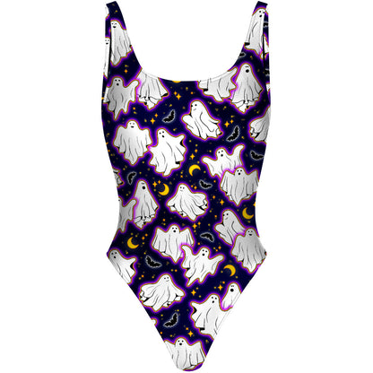 Boo-Tiful Night - Traje de Baño High Hip de una pieza