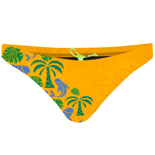 Seaside jungle - Tieback Bikini Bottom